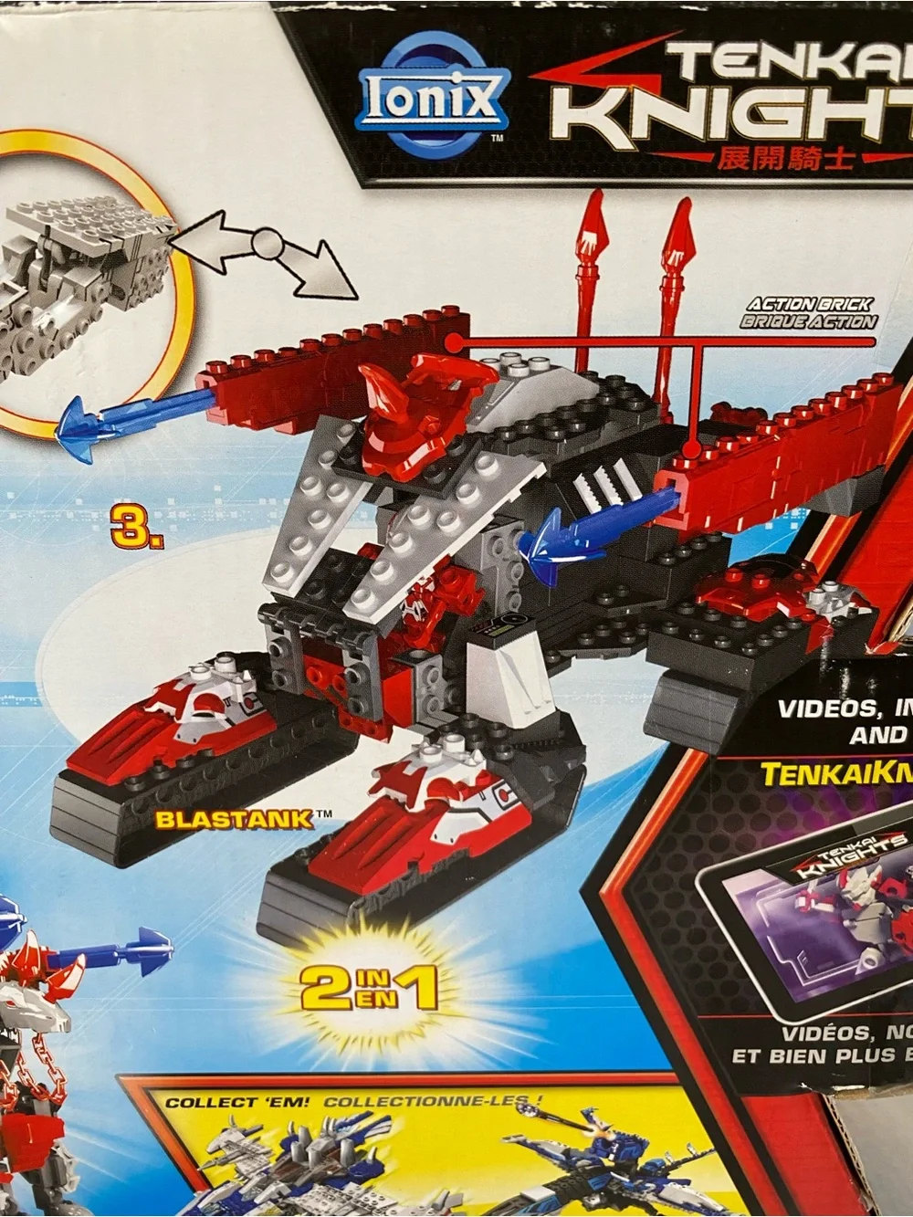 Ionix Tenkai Knights 2-in-1 Blastank War Stallion Set 11002 NEW In Box Sealed